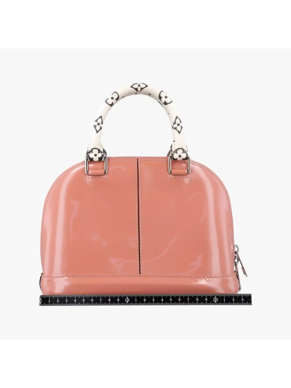 Louis Vuitton Alma BB Rose Belleline Vernis Handbag
